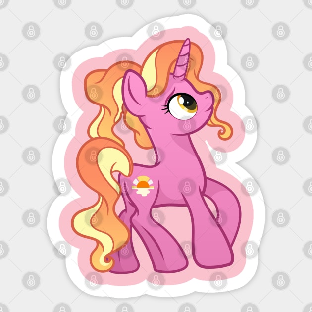 My Little Pony Luster Dawn Sticker by SketchedCrow